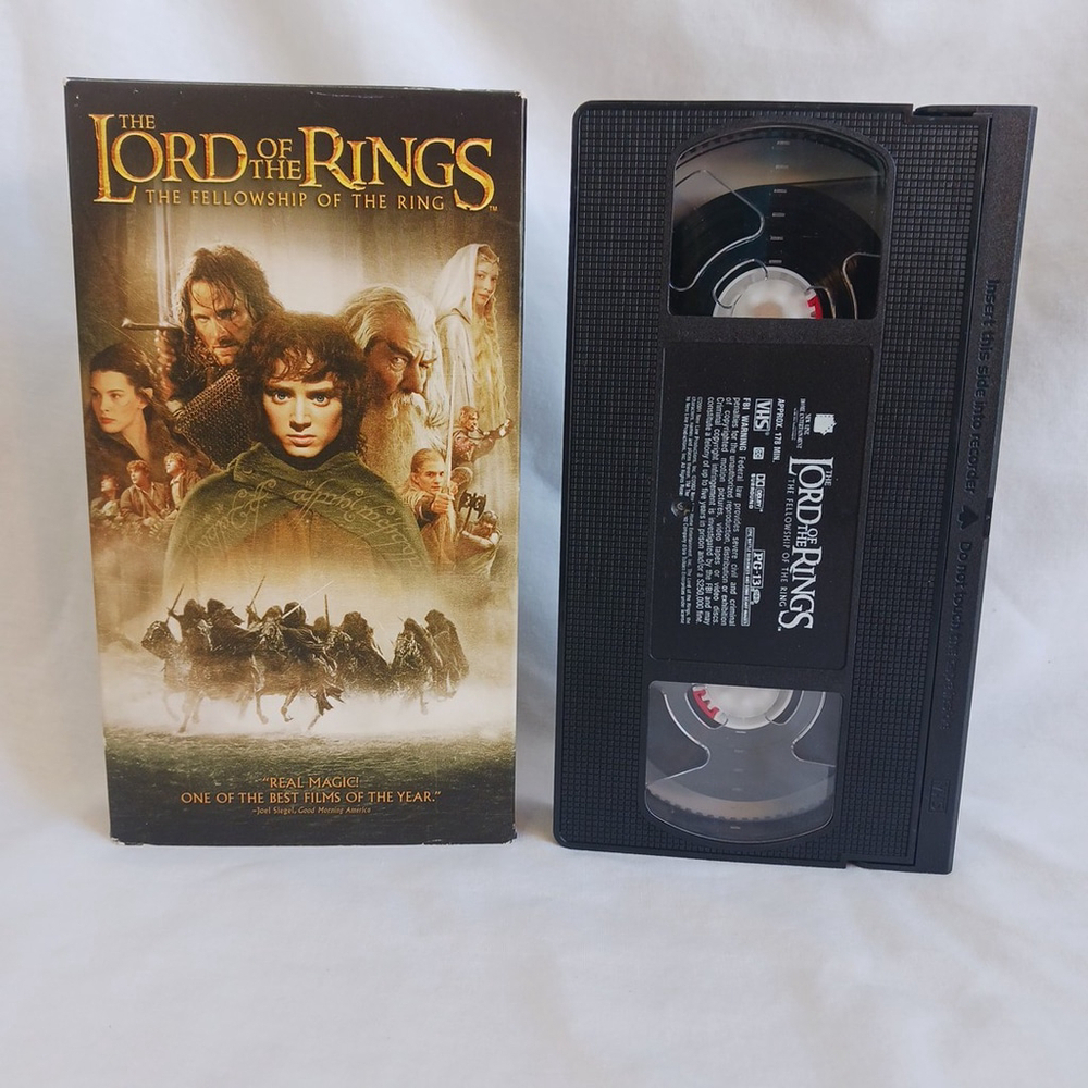 Lord Of The Rings Fellowship Of The Ring VHS 2001